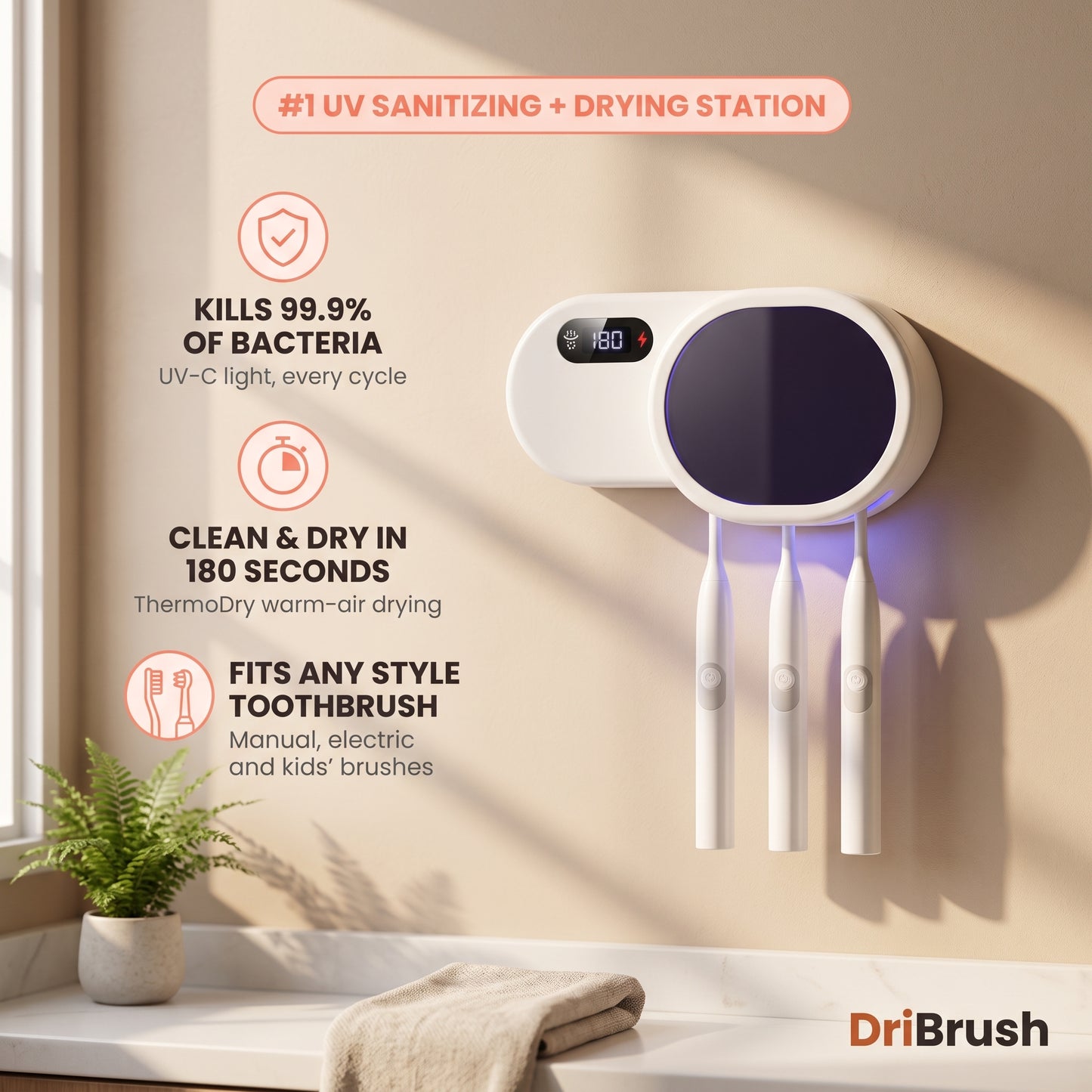 Arida™ - UV Sanitizing + Drying Station